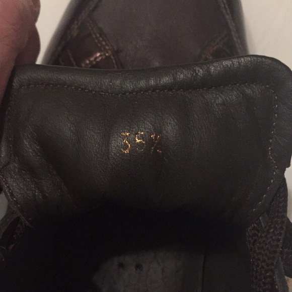 SANTONI CLUB Italian Leather Sneakers Size 35.5 - Picture 8 of 16